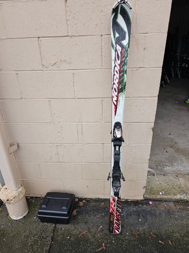 Used Nordica 167 cm All Mountain Transfire 75 Skis With Bindings Max Din 10