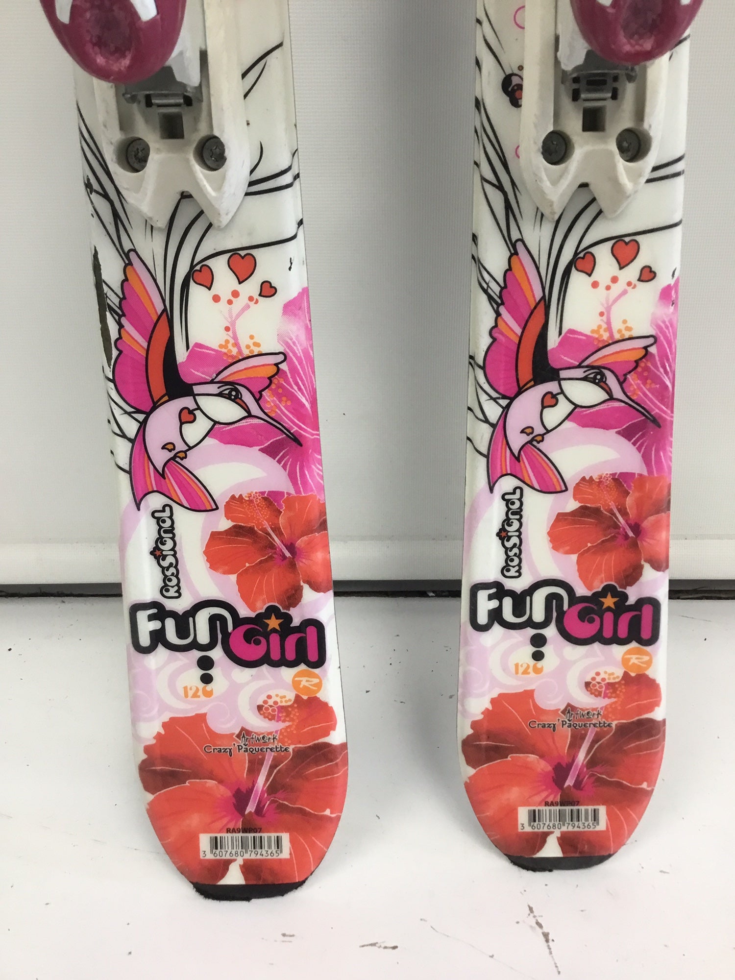 120 Rossignol FunGIRL Jr skis | SidelineSwap | Buy and Sell on