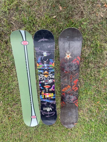 3 Snowboards Package