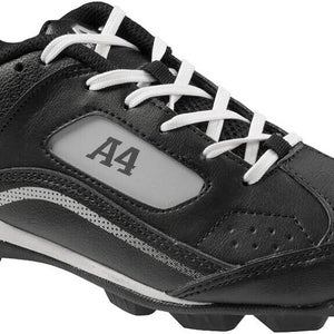A4 Junior Baseball Rookie Cleats with Interchangeable Team Color - Size 4.5