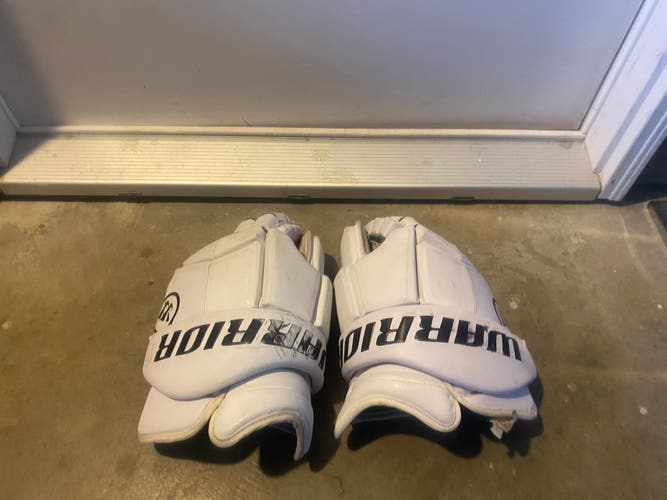 Used Goalie Warrior 13" Fatboy Lacrosse Gloves
