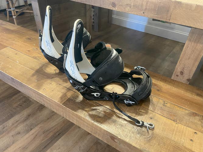 Unisex Used Burton MISSION Snowboard Bindings All Mountain