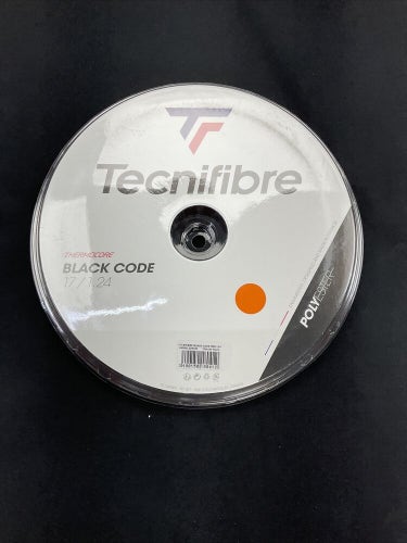 660’ Reel - Tecnifibre Black Code 17g/1.24mm - Orange