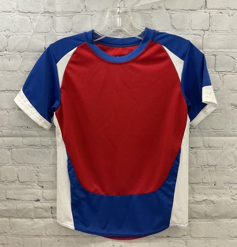 High Five Youth Unisex Velocity Size Medium Red Blue White Soccer Jersey New
