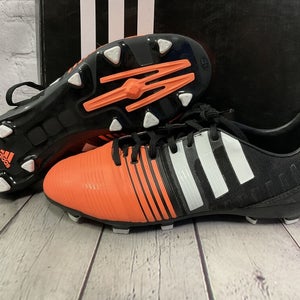 Adidas Junior Nitrocharge 1.0 FG JR Soccer Cleats Orange - Size 6 - MSRP $100