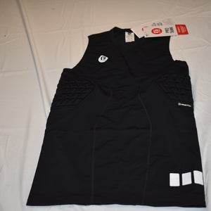 NEW - G-Form Pro Tank Protective Compression Shirt, 2 Pads, Black, Adult Medium