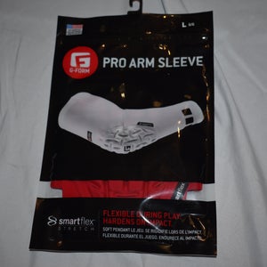 NEW - G-Form Protective Pro Arm Sleeve, Hardens on Impact, Red, Adult Large
