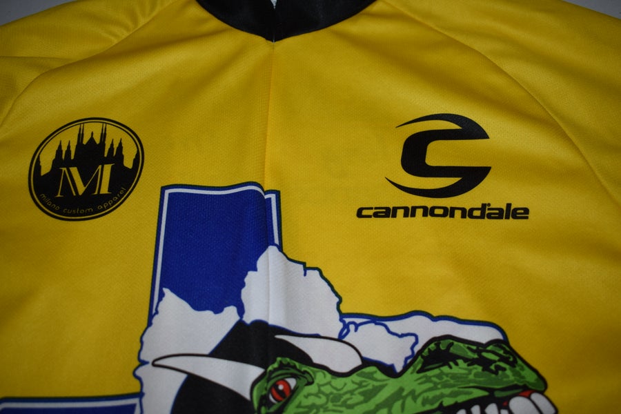 Cannondale Cycling Jersey, Yellow/Black, Small