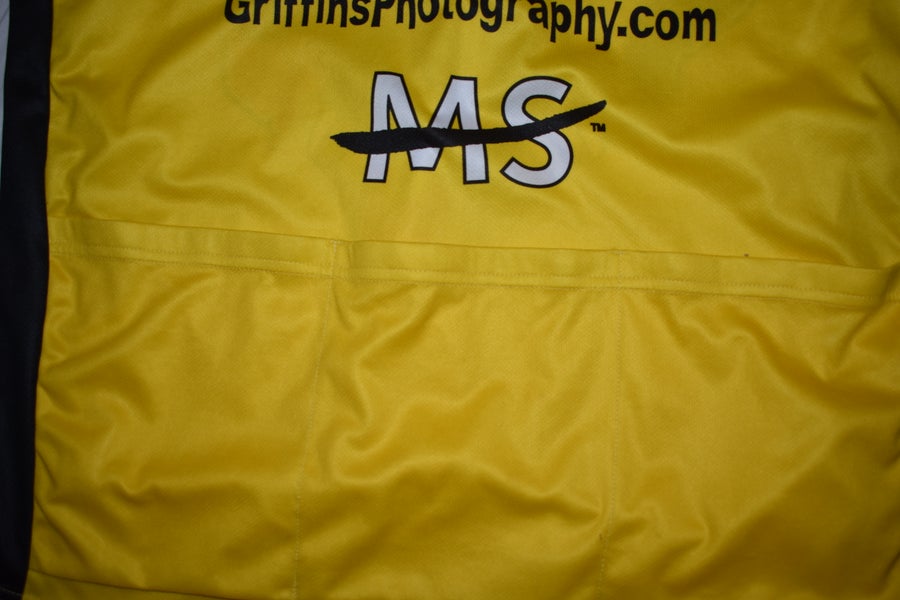Cannondale Cycling Jersey, Yellow/Black, Small