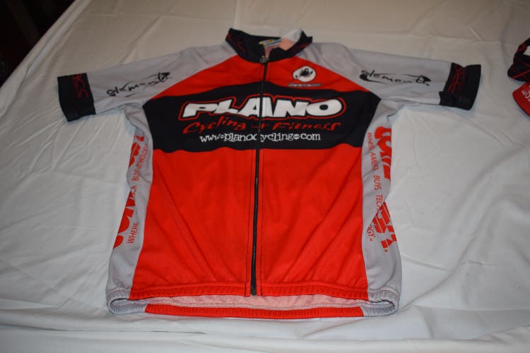 Squadra Cycling Jersey, Red/Gray/Black, Medium