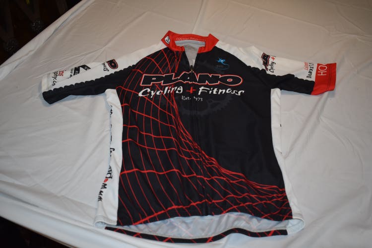 Sugoi Cycling Jersey, Black/Gray/Red, Medium