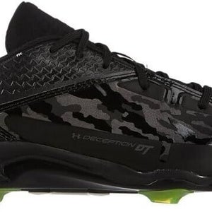 Under Armour Deception Low DT Metal Baseball Cleats Black - Size 10 - MAP $100