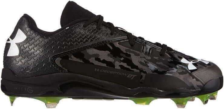 Under Armour Deception Low DT Metal Baseball Cleats Black - Size 10 - MAP $100