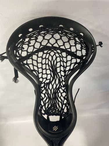 Used String King Black Composite Men's Complete Lacrosse Sticks