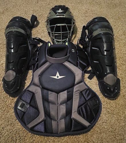 Used All Star System 7 Axis Catcher's Set