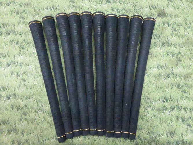 NEW * Taylormade 10 Standard Grips - Black w/Yellow Trim