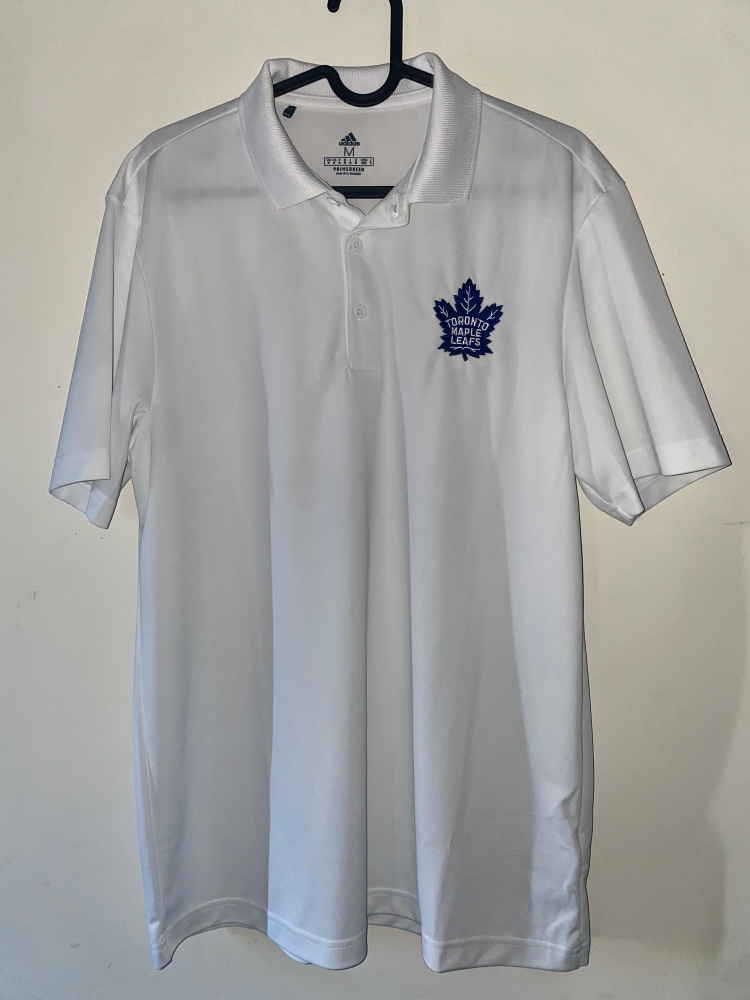New Adidas Toronto Maple Leafs Golf Polo - M