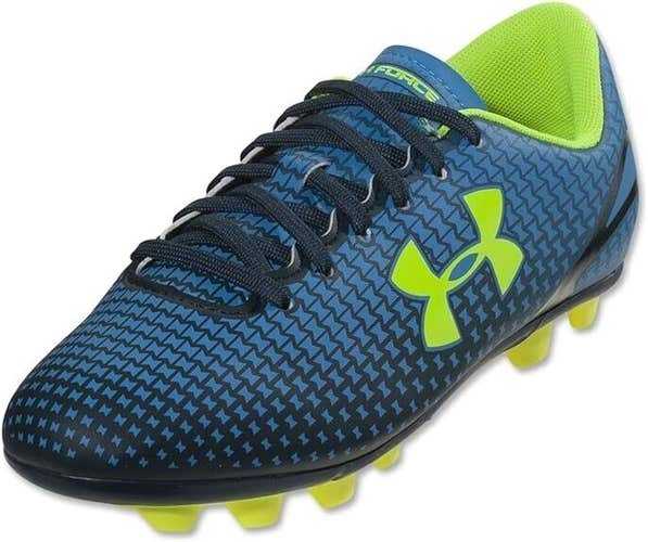 Under Armour Junior Speed Force HG JR Soccer Cleats Electric Blue - Size 5.5