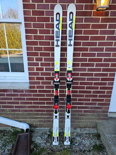 Head Rebel 183 GS  Race Skis Used but in Great Shape with 11 Din Bindings
