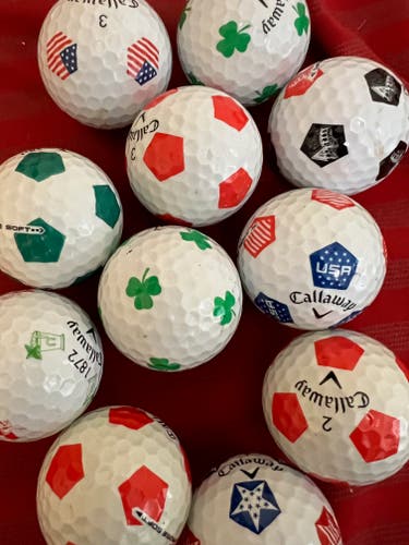 Callaway Chrome Soft Truvis Golf Balls AAA Mixed 12