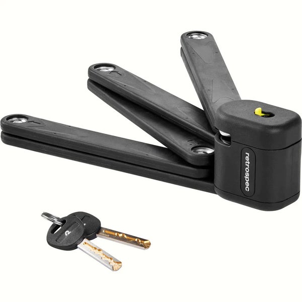 Fortitude Folding Bike Lock with Carrier - 5mm