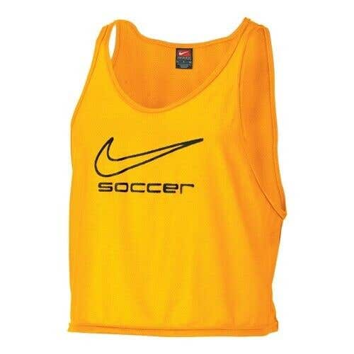 Nike Unisex 113371 Logo One Size Fits All Yellow Scrimmage Soccer Vest NWT
