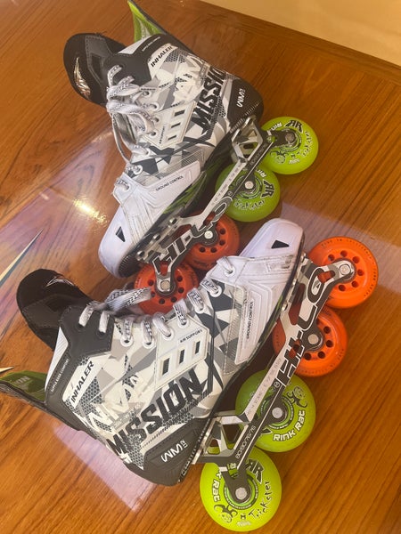 Mission Inhaler WM02 Inline Skates Wide Width Size 9.5