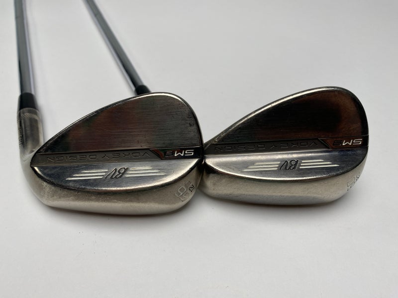 Titleist Vokey SM8 Brushed Steel Wedge Set 56* 12 60* 12 DG S400 Tour Stiff RH