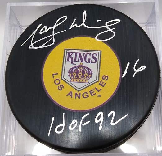 MARCEL DIONNE Autographed Los Angeles Kings NHL Hockey Puck Signed HOF 92