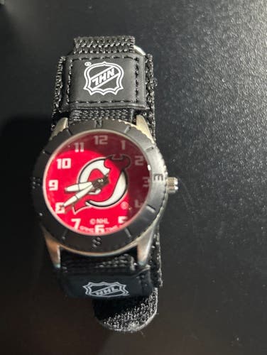 Game Time NJ Devils Velcro Watch For Kids