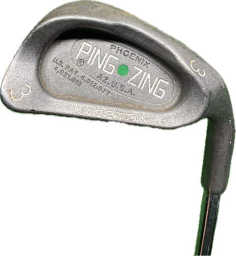 Ping Zing Green Dot 3 Iron KT-M Stiff Flex Steel Shaft RH 39”L