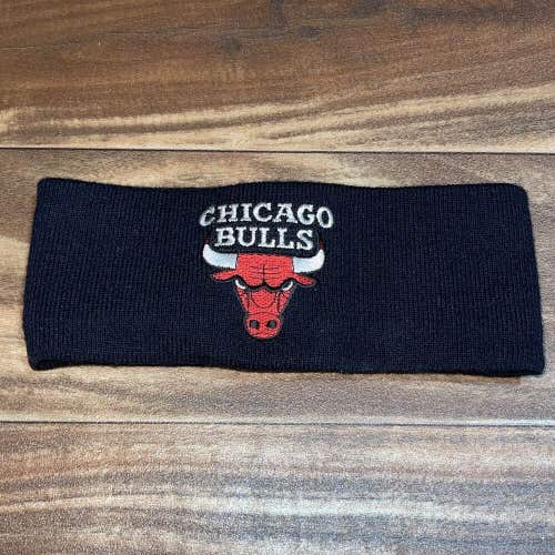 Vintage Chicago Bulls LOGO 7 Knit Headband Ear Warmer Officially Licensed Rare