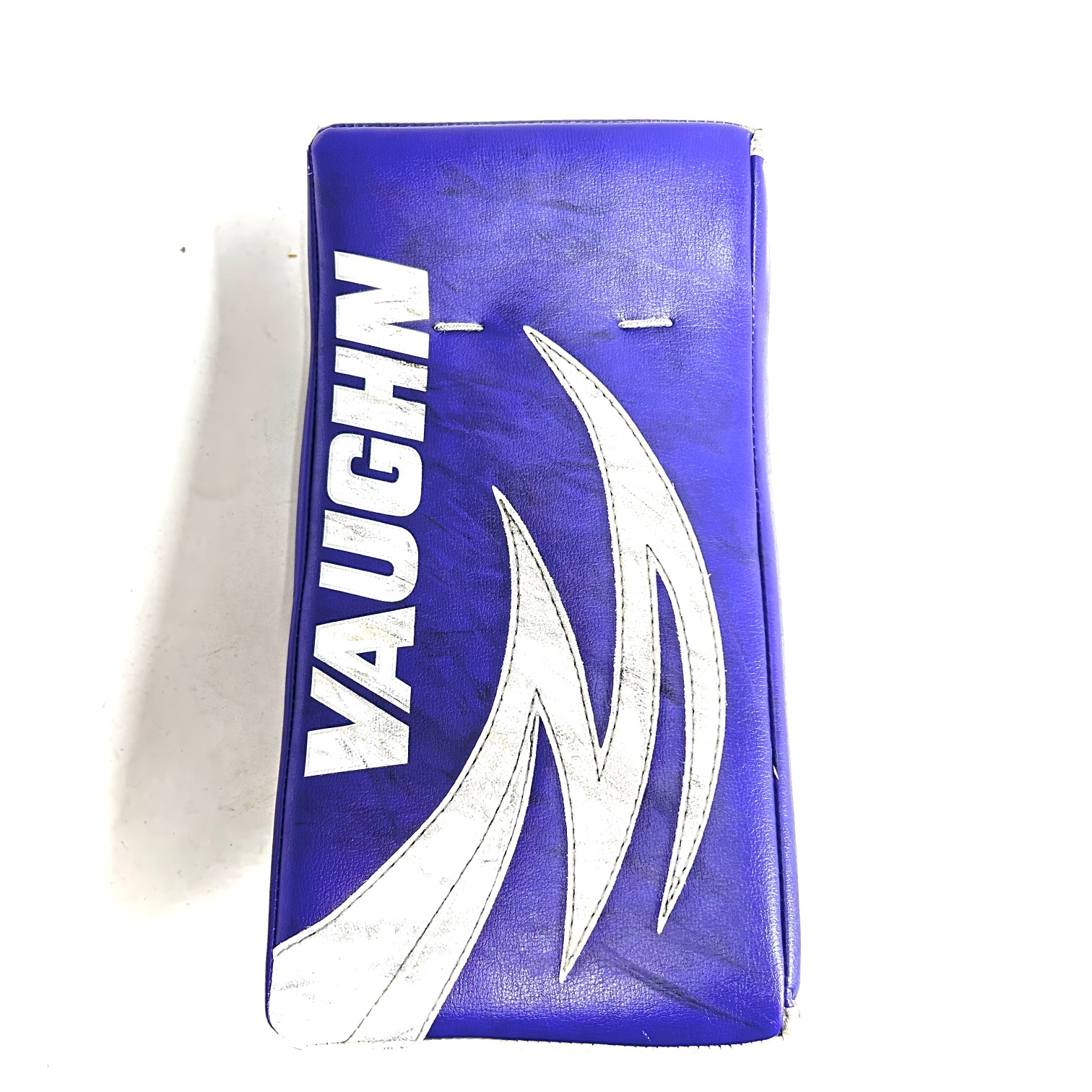 Used Regular Vaughn SLR2 Pro Stock Goalie Blocker (Purple)