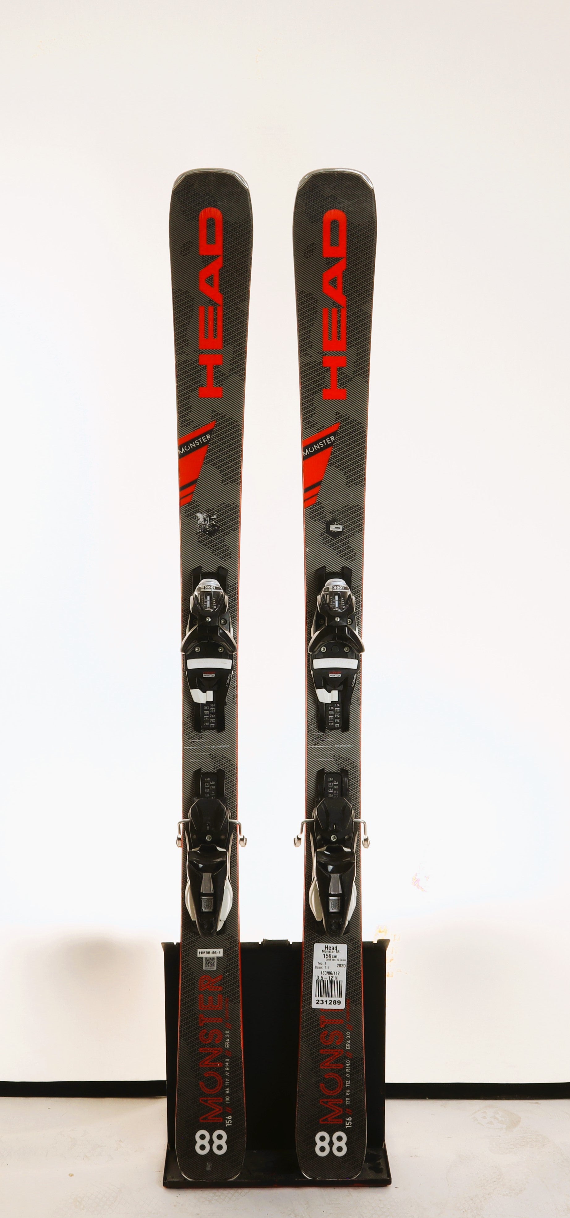 Head Monster 88 Demo Ski with Look SPX 12 Bindings Size 156