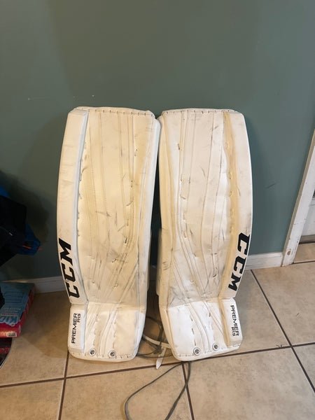 Used 34" CCM Premier R1.9 Goalie Leg Pads
