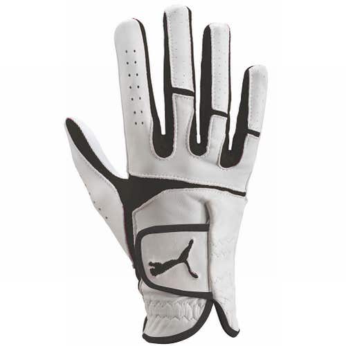 Puma Flexlite Performance Glove (Women's RIGHT, Blk/Wht, LARGE) NEW