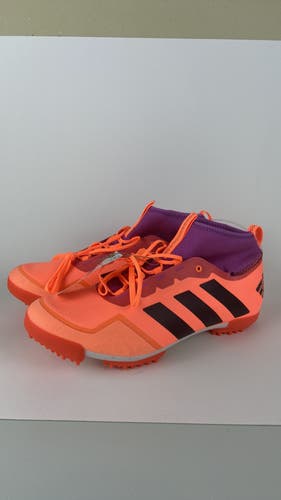 NEW ADIDAS UNISEX The Gravel Cycling Shoes Lace Orange Purple Men’s Size 11 Women’s Size 12