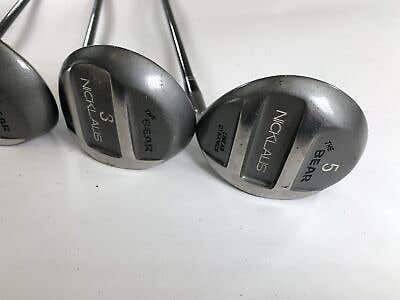 Nicklaus Lady Bear Wood Set 1 3 5 15* 18* Regular Graphite Mens RH