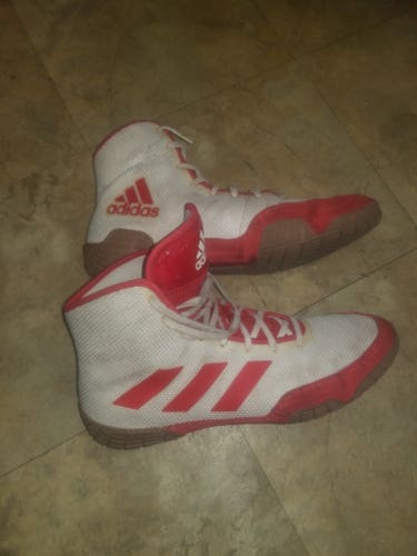 adidas Men's Tech Fall 2.0 Wrestling Shoe Men's size 12  Red and White