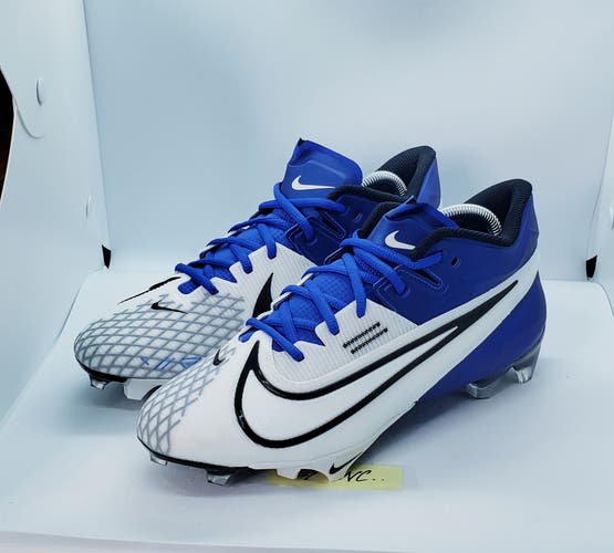 Nike Vapor Edge Elite 360 2 Football Cleats Royal Blue / White DA5457-414 sz 9.5