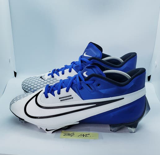 Nike Vapor Edge Elite 360 2 Football Cleats Royal Blue / White DA5457-414 sz 12.5