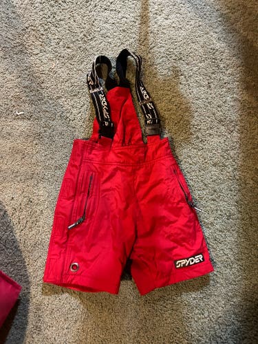 Red Used Small Spyder Shorts