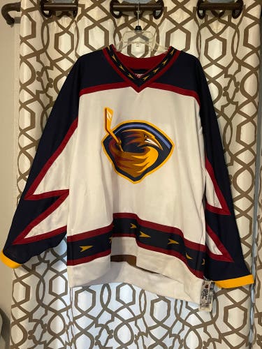 Atlanta Thrashers Vintage New XL CCM Jersey