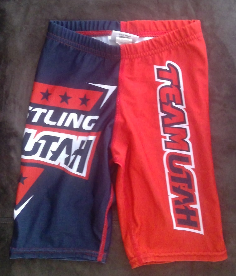 Used Team Utah wrestling shorts