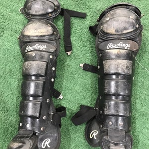 Used Youth  Rawlings Catcher's Leg Guards