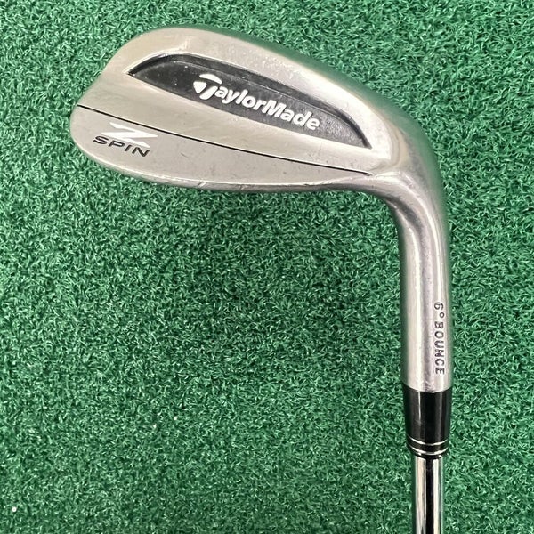 TaylorMade Z Spin 60° 6° Bounce LW Lob Wedge Factory Steel Wedge Right Hand