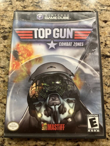 Top Gun - Combat Zones (Nintendo GameCube, 2001) w/ Manual - Tested