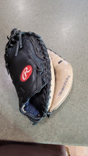Used Rawlings Right Hand Throw Catcher's Player Preferred Baseball Glove 33"