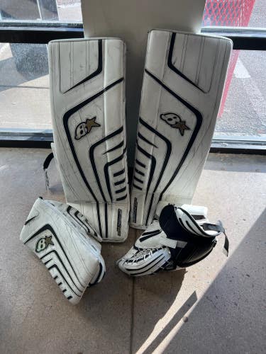 Used 30" Brian's Optik 9.0 Regular Goalie Full Set