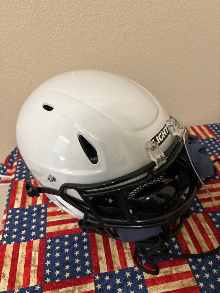 Light Football Helmet White New Youth XL